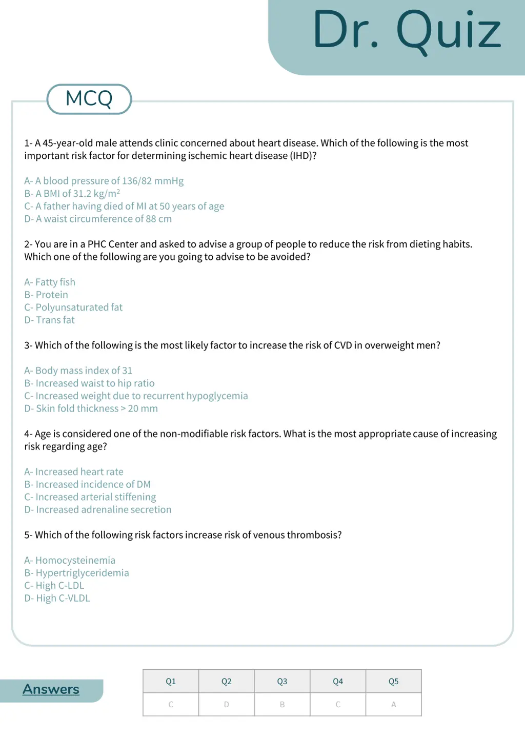 dr quiz