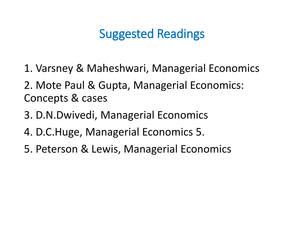 suggested readings suggested readings