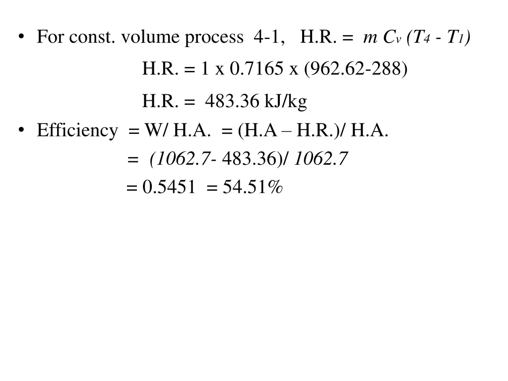 for const volume process