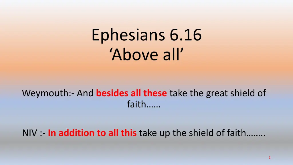 ephesians 6 16 above all