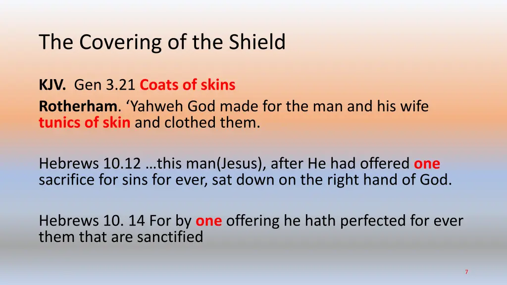 the covering of the shield