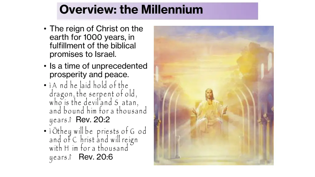 overview the millennium