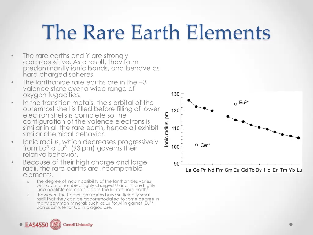 the rare earth elements