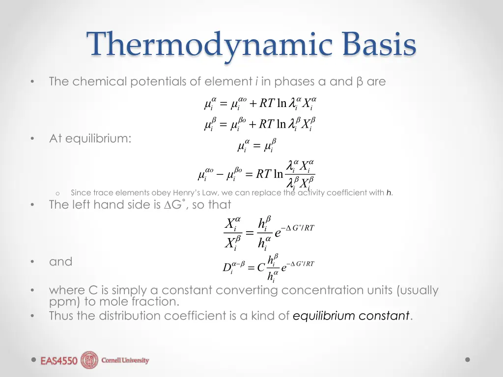 thermodynamic basis