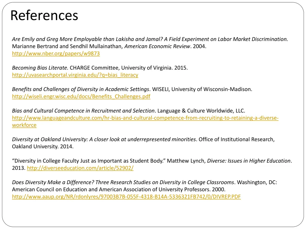 references