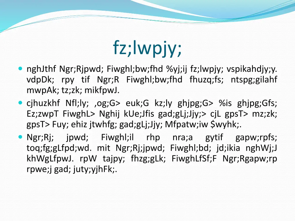 fz lwpjy