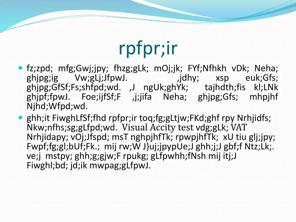 rpfpr ir