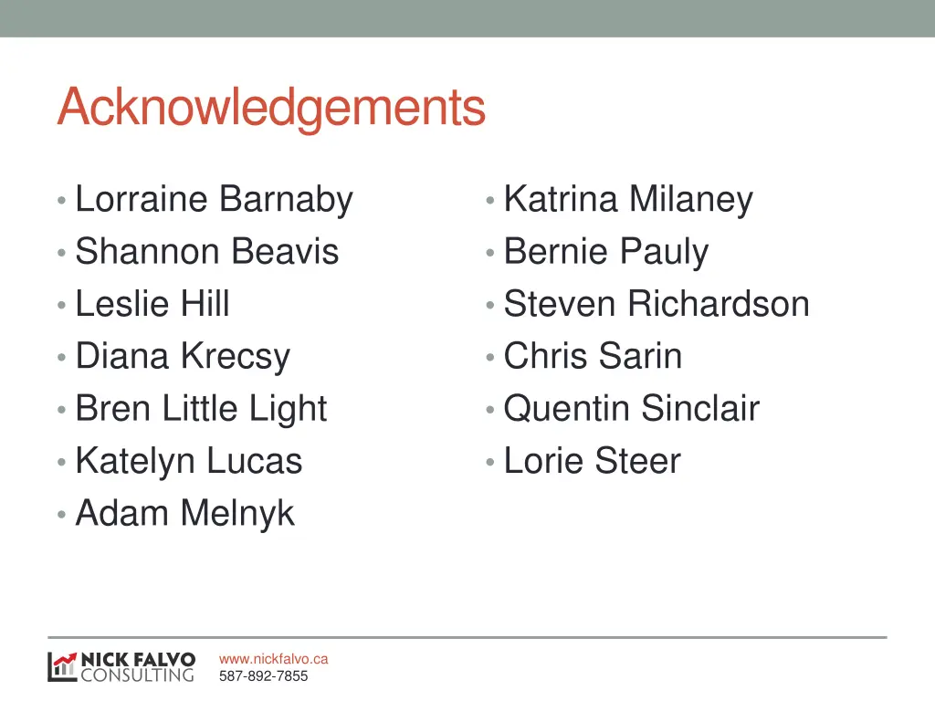 acknowledgements