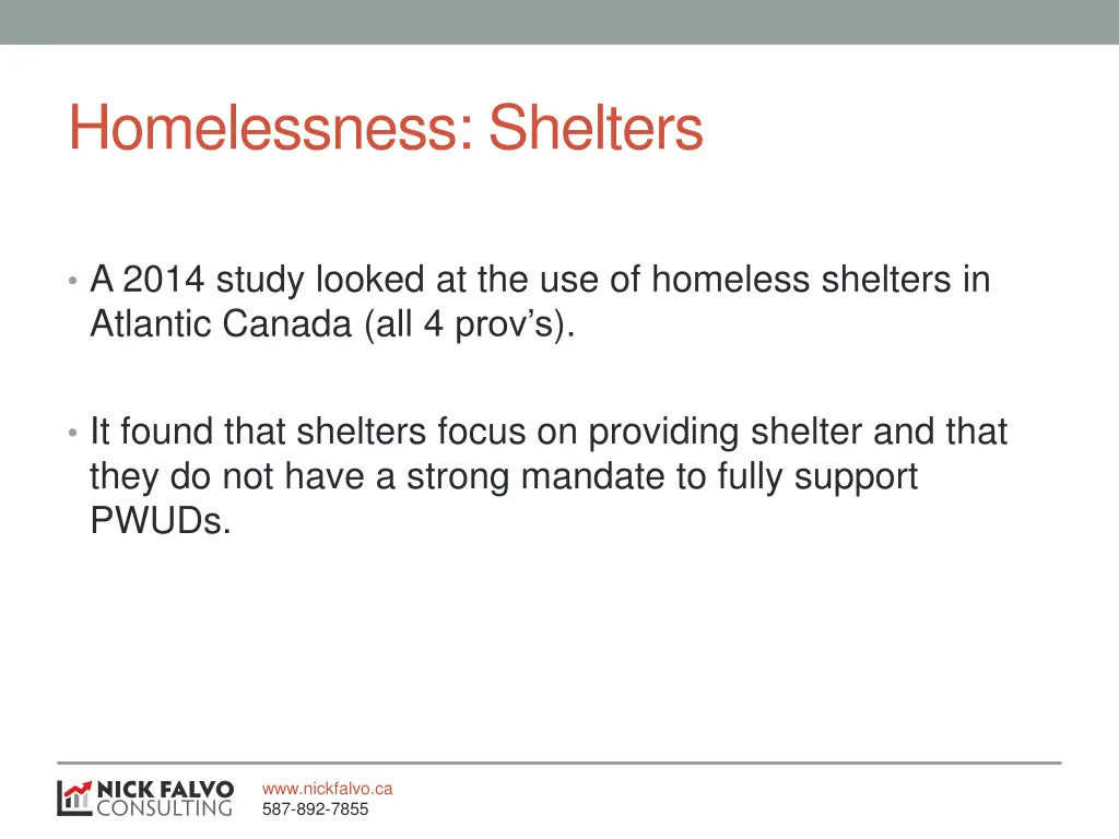homelessness shelters