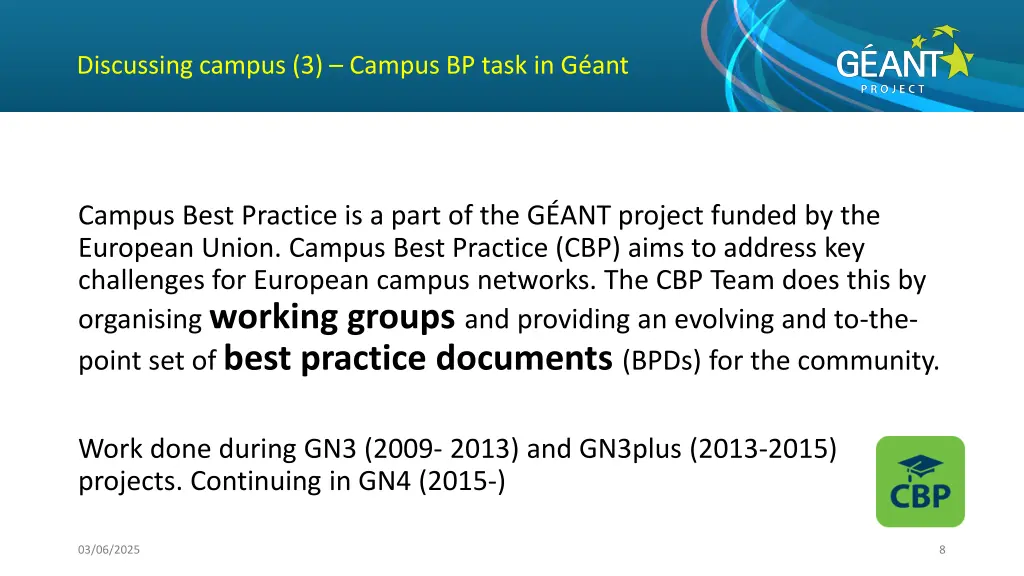 discussing campus 3 campus bp task in g ant