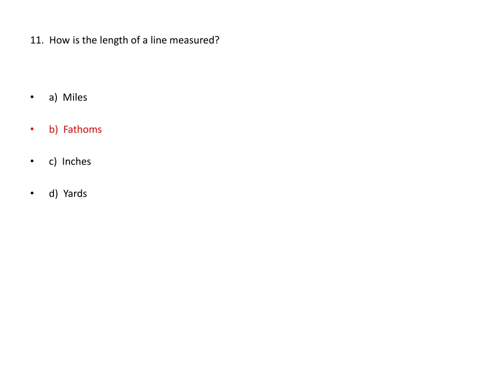 11 how is the length of a line measured