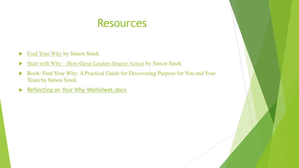 resources