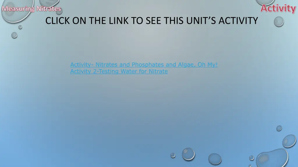 activity