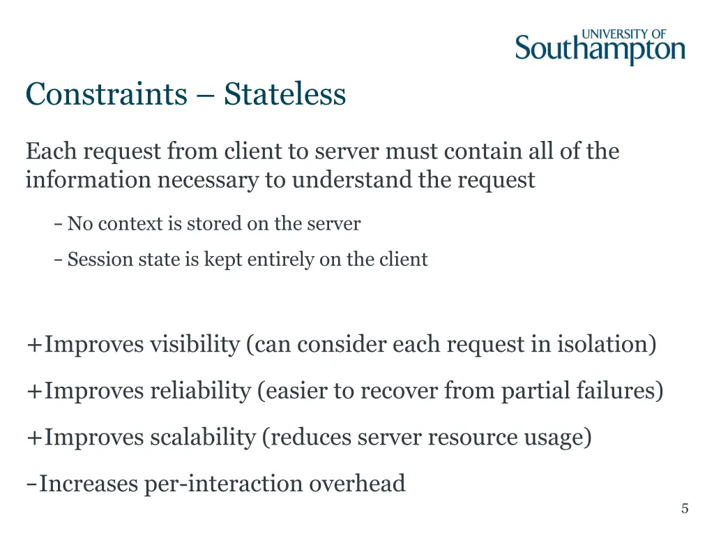 constraints stateless