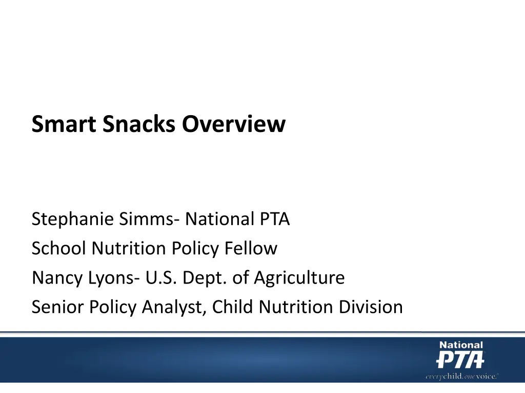 smart snacks overview