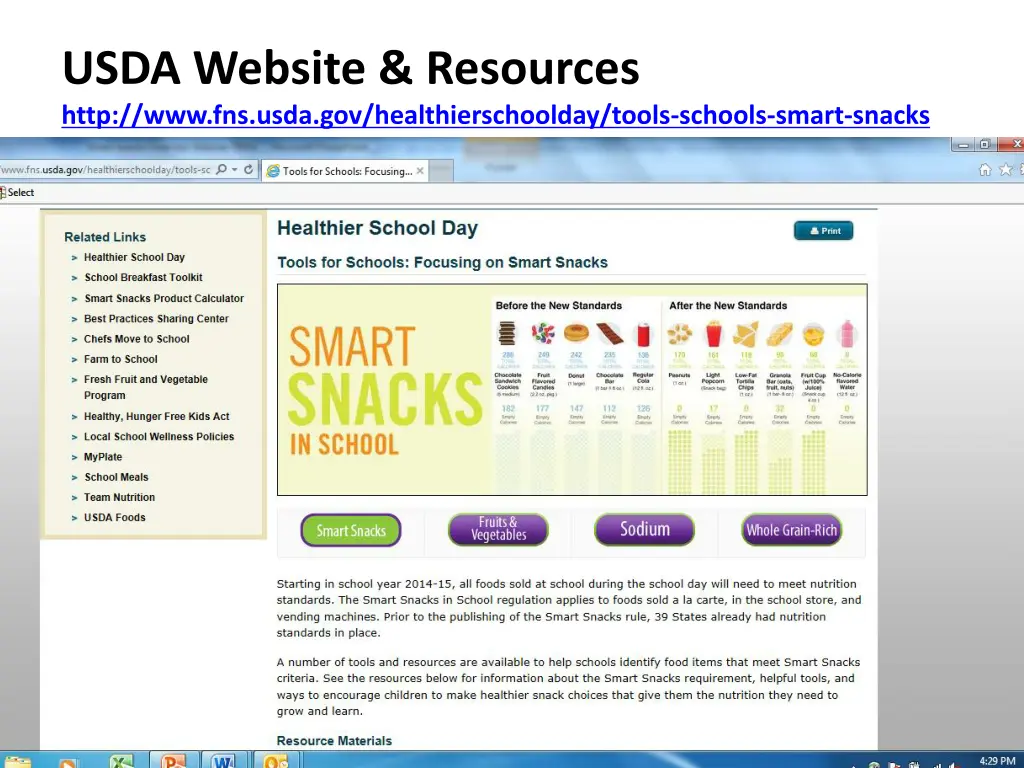 usda website resources http www fns usda