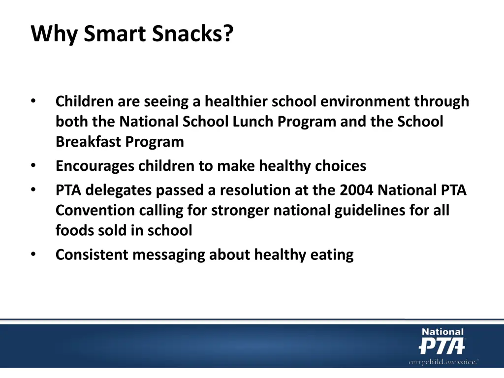 why smart snacks
