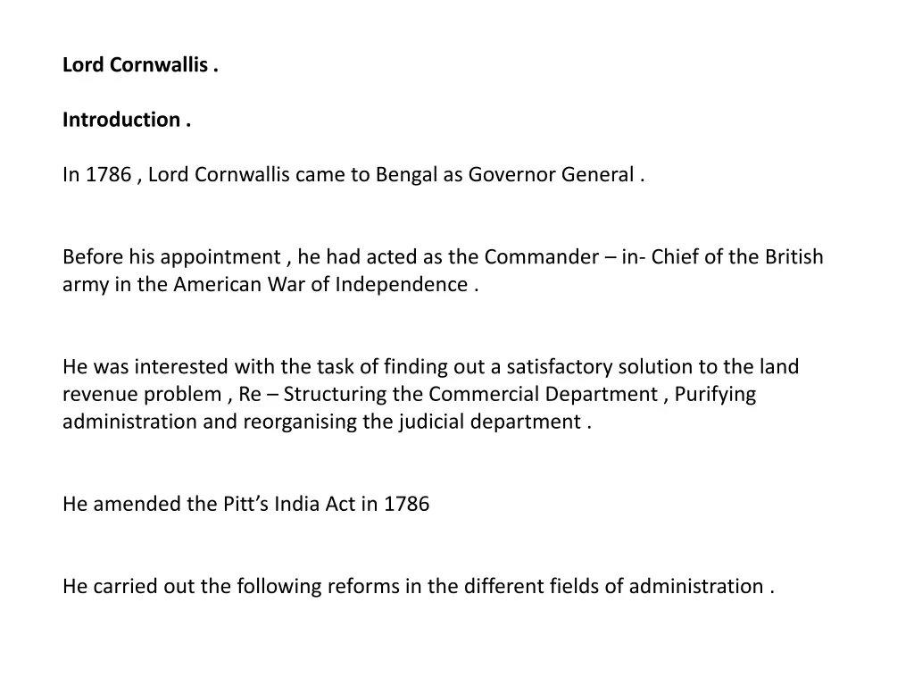 lord cornwallis 1