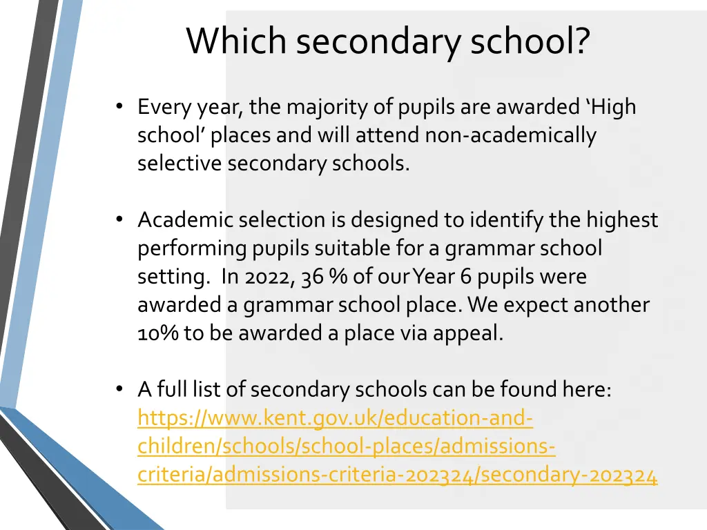 which secondary school