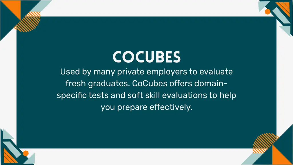 used by many private employers to evaluate fresh
