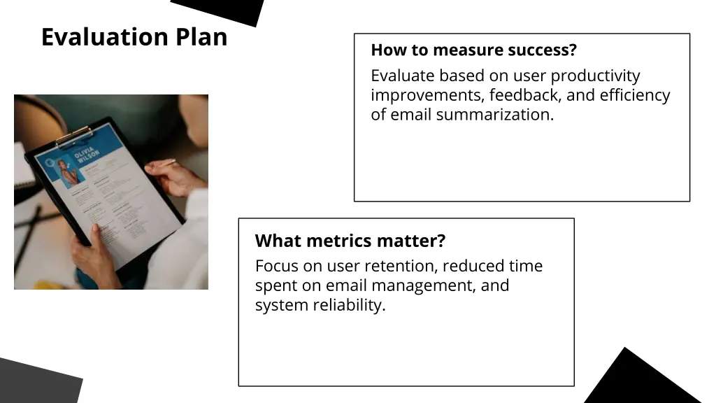 evaluation plan