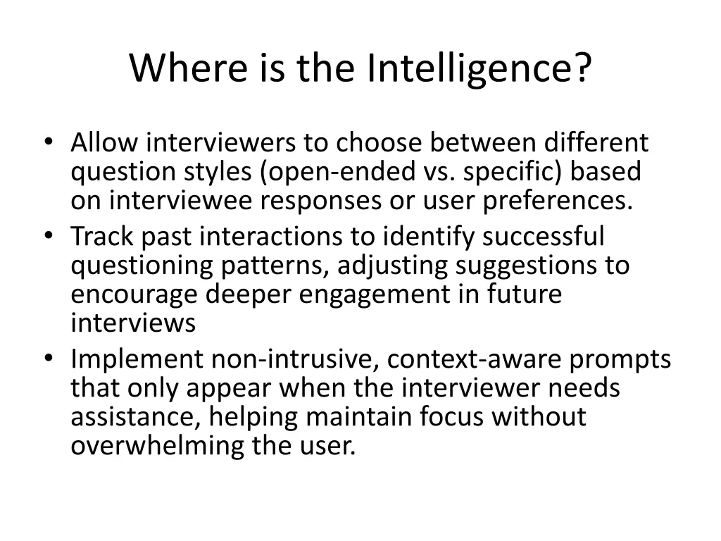 where is the intelligence