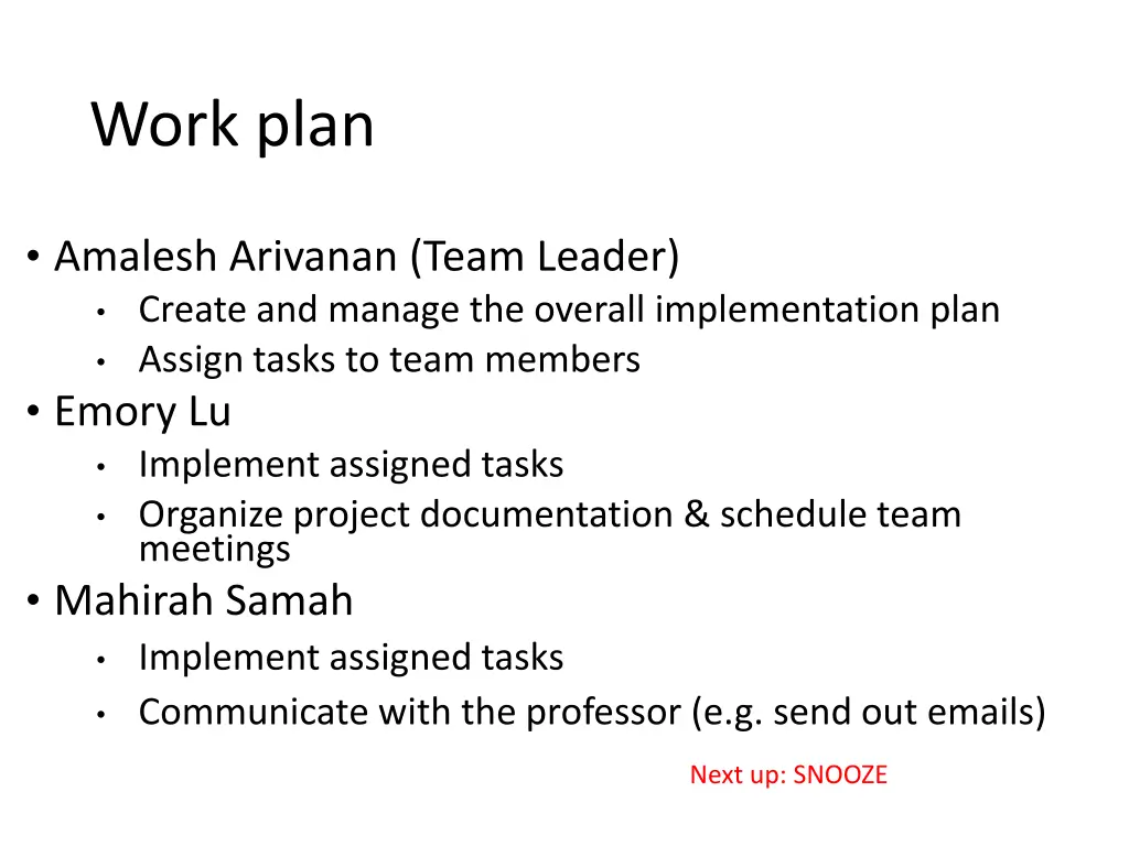 work plan 6