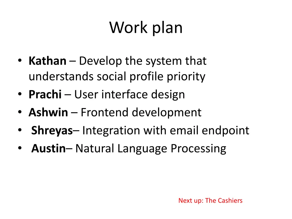 work plan 7