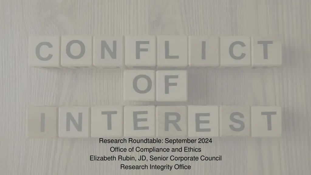 research roundtable september 2024 office