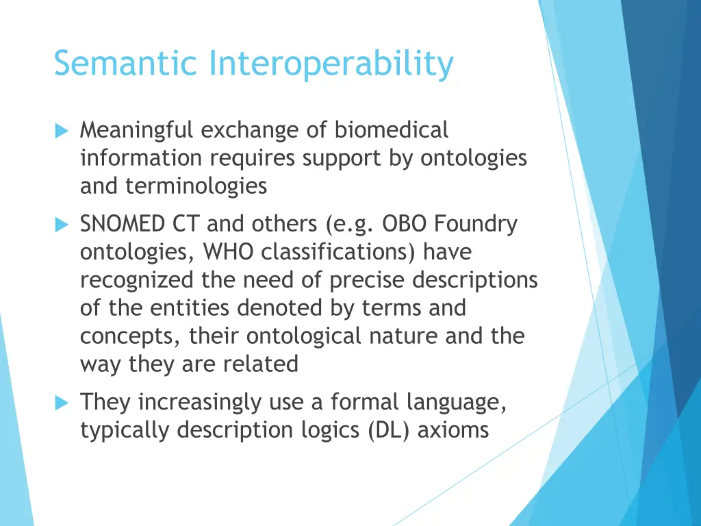 semantic interoperability