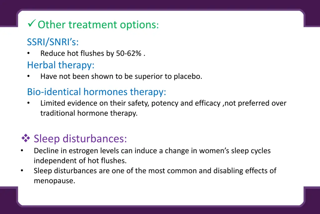 other treatment options