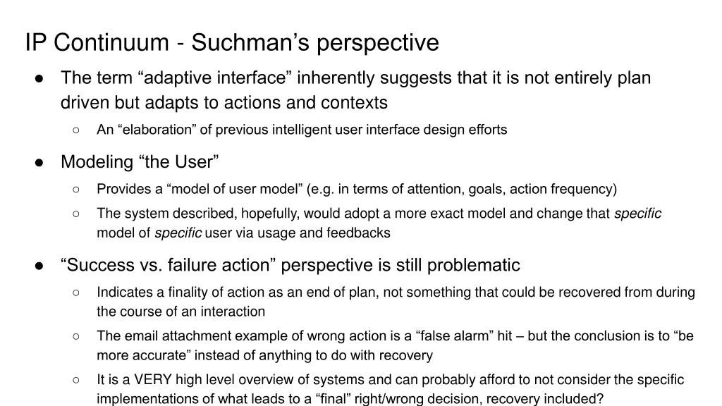 ip continuum suchman s perspective