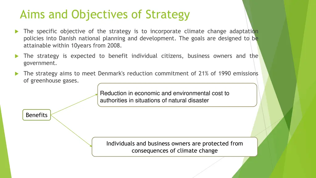 aims and objectives of strategy