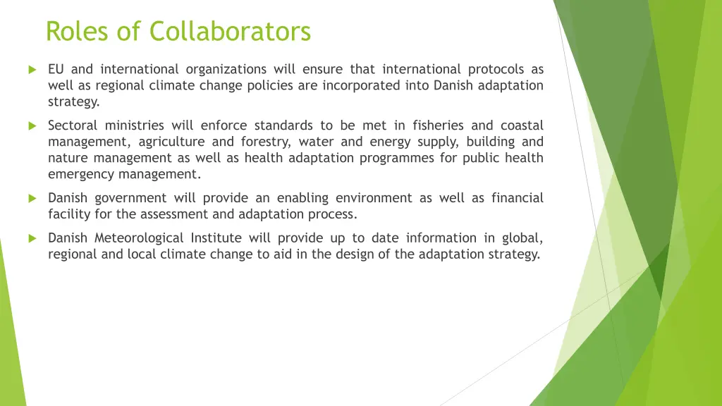 roles of collaborators
