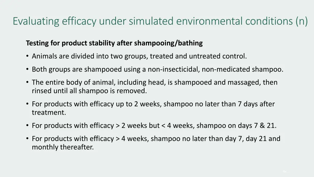 evaluating efficacy under simulated environmental 1