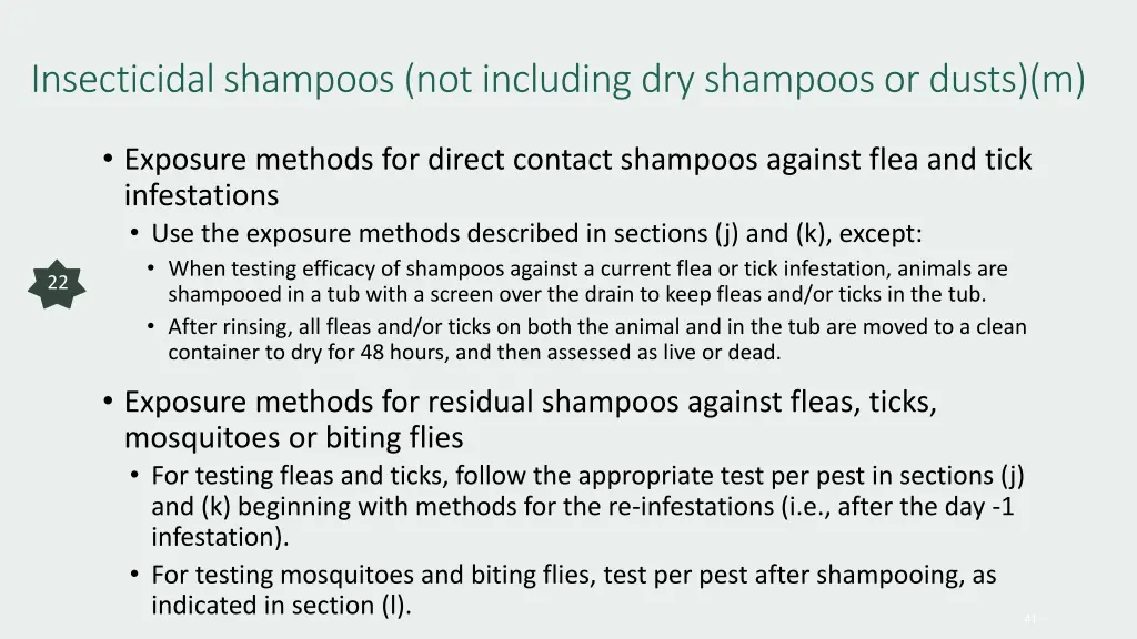 insecticidal shampoos not including dry shampoos 1