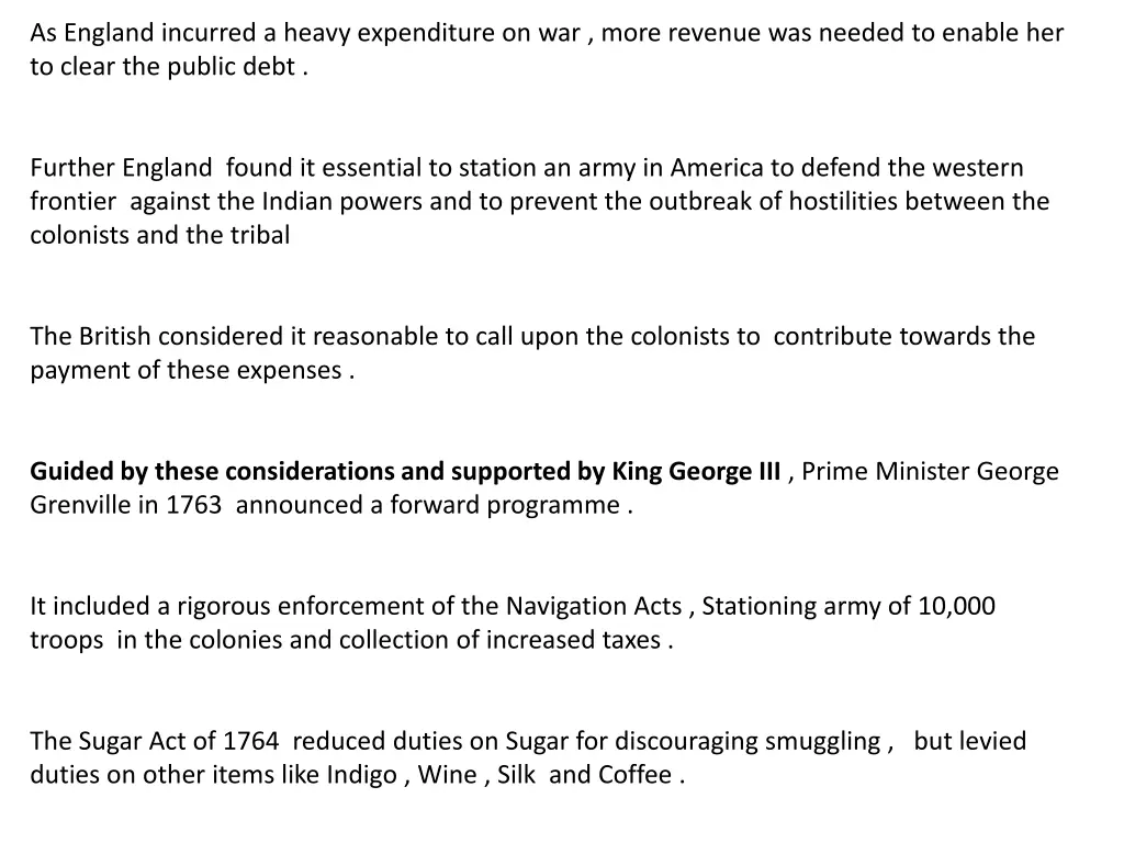 as england incurred a heavy expenditure