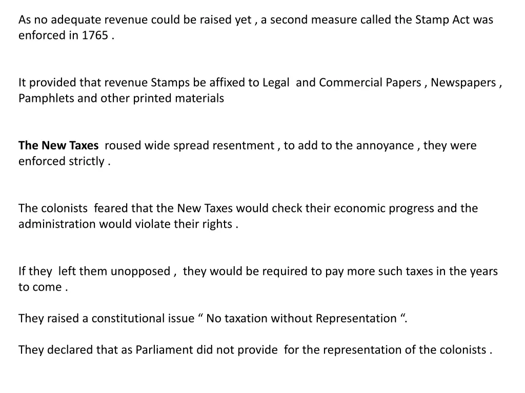 as no adequate revenue could be raised