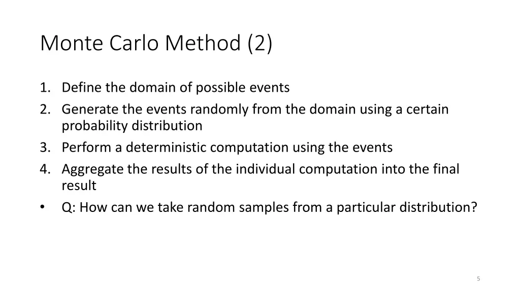 monte carlo method 2