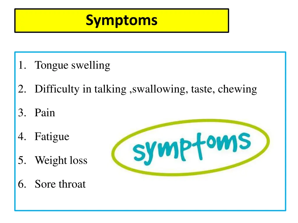 symptoms 1
