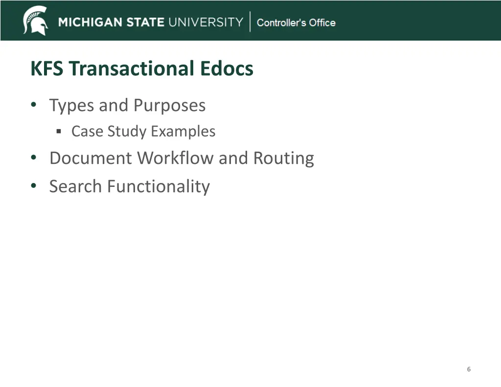 kfs transactional edocs