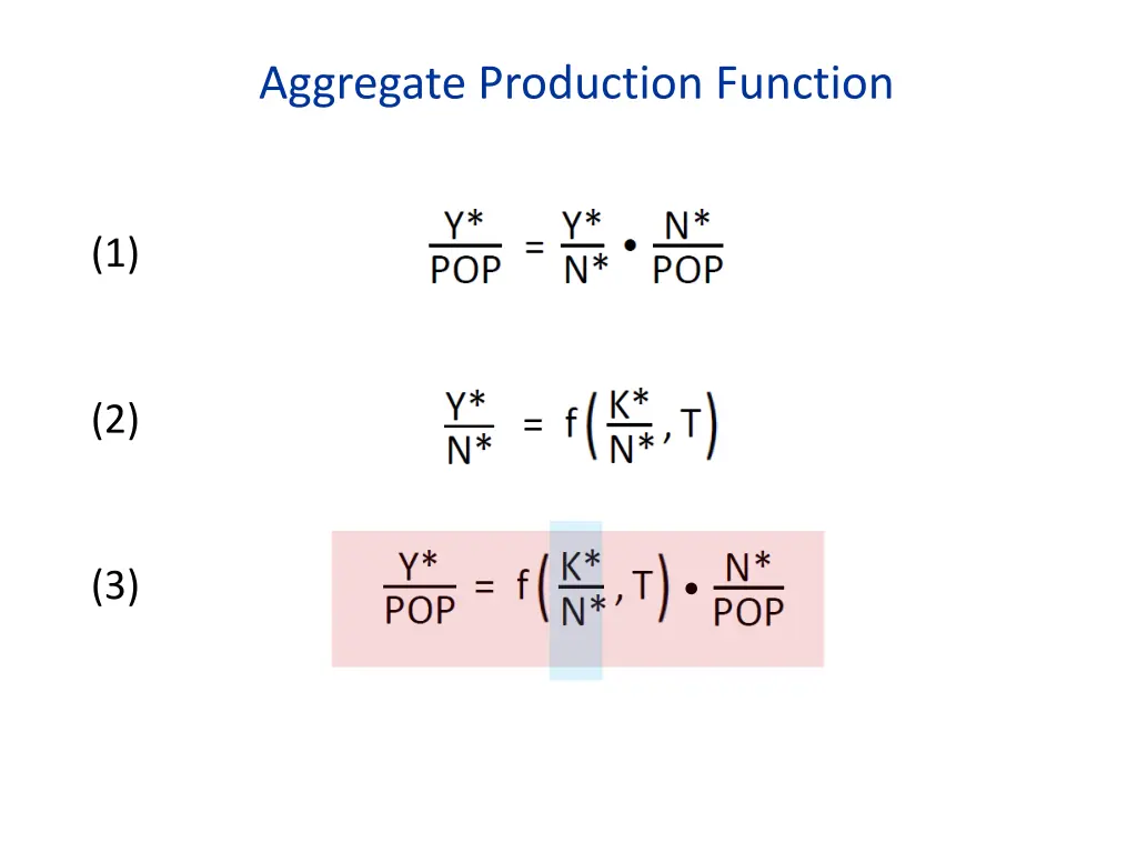 aggregate production function