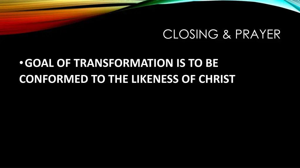 closing prayer
