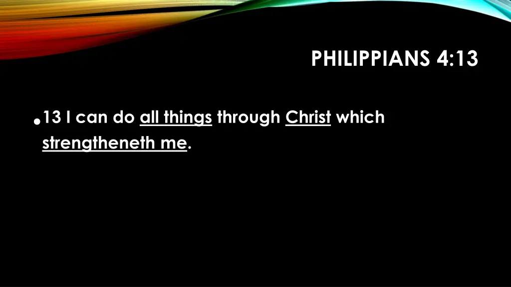philippians 4 13
