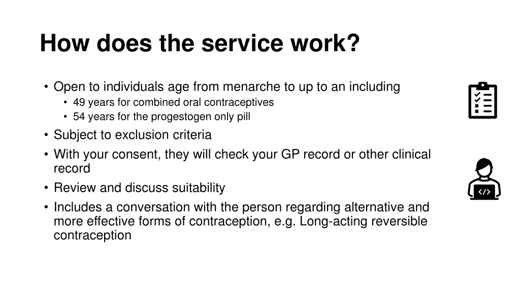 how does the service work 1