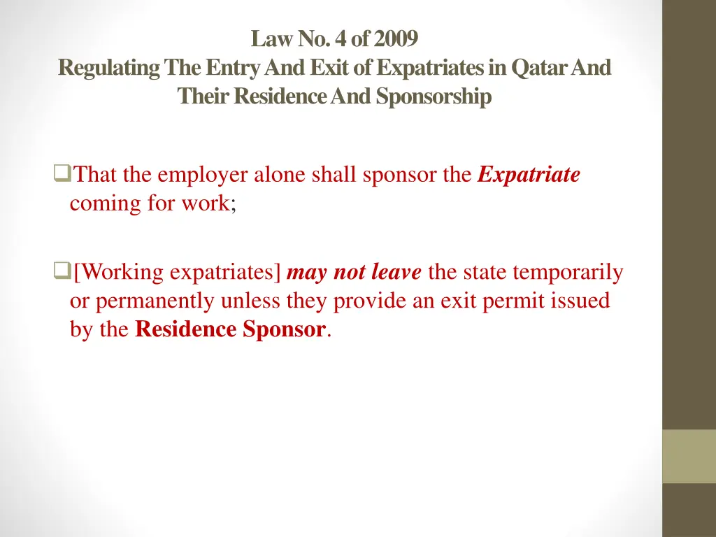 law no 4 of 2009 2