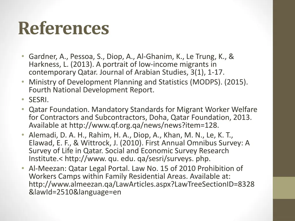 references