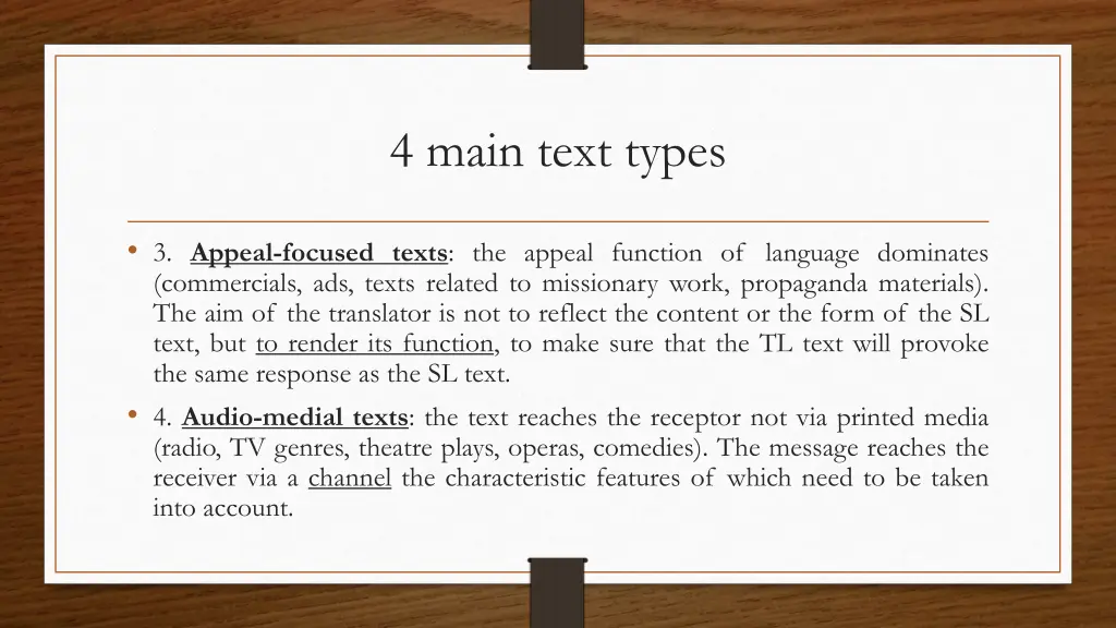 4 main text types 1