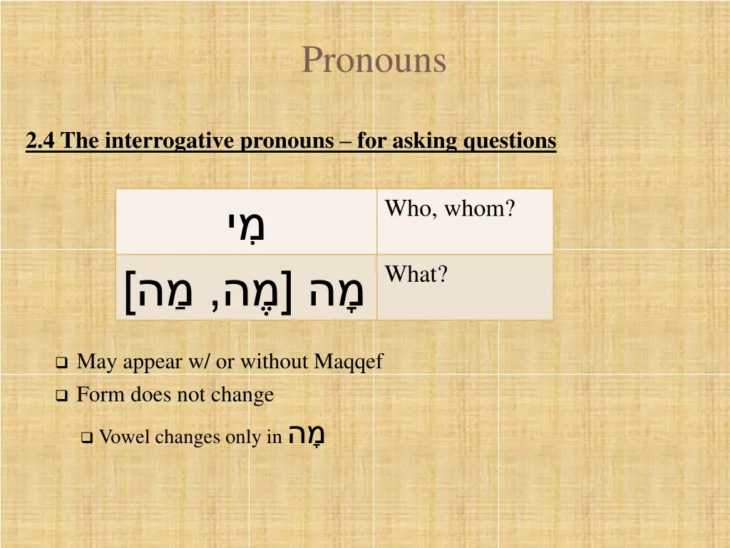 pronouns 12