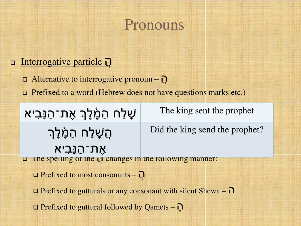 pronouns 14